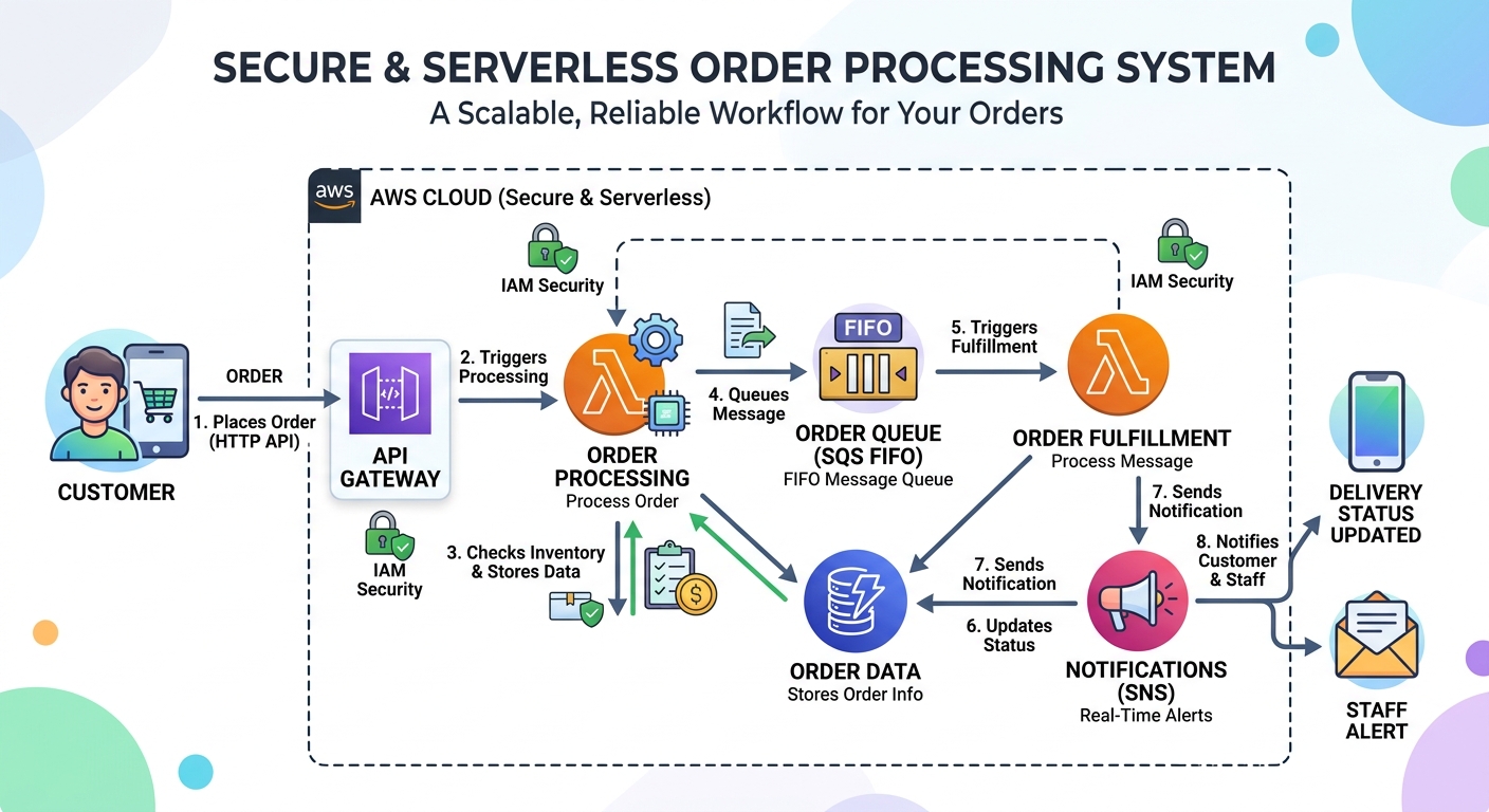 Serverless Order System preview